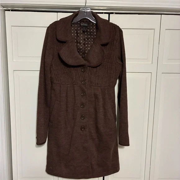 Buffalo David Bitton Brown Coat with patterned lining - Picture 11 of 11